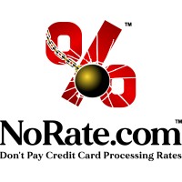 NoRate.com 0% Credit Card Processing logo - Similar company to Designed.Co