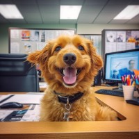 The Office Dog logo - Similar company to Kate'S Dog School