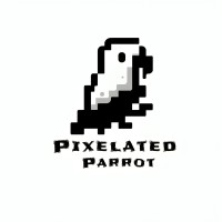 Pixelated Parrot logo - Similar company to Vivad