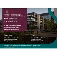 Stellenbosch University Emergency Medicine Symposium logo - Similar company to Epic Em