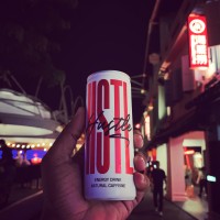 Hustle Energy Drink logo - Similar company to Wox Energy Drink