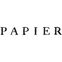 Papier Typography & Design logo - Similar company to Gj+H Wayfinding.Workshop