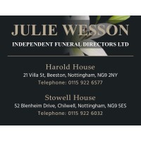 JULIE WESSON INDEPENDENT FUNERAL DIRECTORS LIMITED logo - Similar company to Mason Stokes