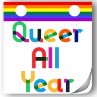 Queer All Year Podcast logo - Similar company to Queer Ink