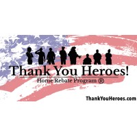 The Thank You Heroes Home Rebate Program logo - email format related to Old Harbor Properties