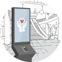 Contactless Donation Box logo - Similar company to Getblogger