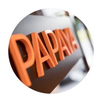 Papaya logo - Similar company to Capri