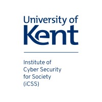 iCSS (Institute of Cyber Security for Society), University of Kent logo - Similar company to Kmcs3 (Kent & Medway Cyber Security Student Society)