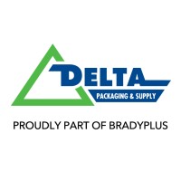 Delta Packaging LLC, Proudly Part of BradyPLUS logo - Similar company to Millennium Distribution, Now Bradyplus
