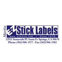 Martin Ez Stick Labels, Inc.
