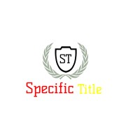 Specific Title logo - Similar company to Ashtec Roofing