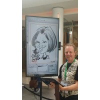 Rick Coleman iPad Caricatures logo - Similar company to Binome