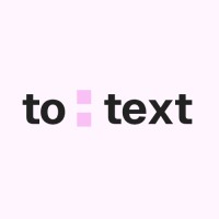 to:text logo - Similar company to Webflowy