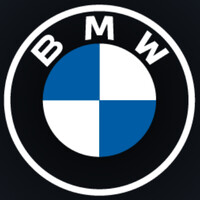 An Oriant Moto BMW Motorrad Lorient logo - Similar company to Idées Larges