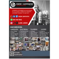 KNOW CARPENTRY logo - Similar company to Luvelo Home Improvement