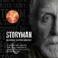 Storyman Whisky logo - Similar company to Five Kingdoms Brewery