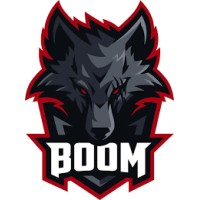 BOOM Esports logo - Similar company to Team Rrq