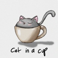 Cat in a Cup