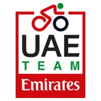 UAE Team Emirates - XRG logo - Similar company to Soudal Quick-Step Pro Cycling Team