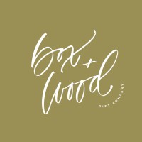 Box+Wood Gift Company logo - Similar company to Readywrap® Pre-Wrapped Gift Box
