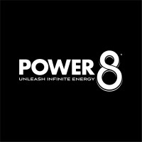 Power 8 - Light Energy Drink logo - Similar company to Ultrapop
