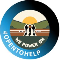 We Power On logo - Similar company to The Man Down Programme