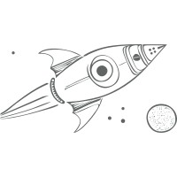Space Poppy Digital logo - Similar company to Radobio Scientific Co.,Ltd