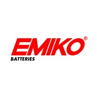 Emiko Batteries logo - Similar company to Extron Battery