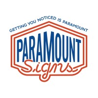 Paramount Signs logo - Similar company to York Sign Company