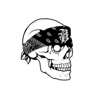 Black Bandana Athens logo - Similar company to Offbeat Records