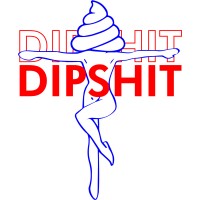 Dipshit logo - Similar company to Please Don'T Tell