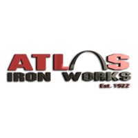 Atlas Iron Works 'Est.1922' logo - Similar company to Custom Fabrications And Coatings