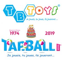 TB Toys / Tap Ball 2000 logo - Similar company to Jouéclub - Sidj Société Internationale De Diffusion Du Jouet