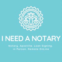 I NEED A NOTARY LLC logo - Similar company to Navy Special Operations Foundation