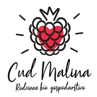 Cud Malina - organic sunny raspberries, red/blackcurrants fed only with herbs and growing in herbs. logo - Similar company to Cheeky Raspberries