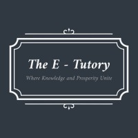 The E Tutory logo - Similar company to Too Many Robots