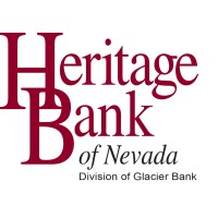 Heritage Bank of Nevada, Division of Glacier Bank logo - Similar company to Sierra Pacific Credit Union