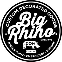 Big Rhino Screen Printing logo - Similar company to Button Down - San Francisco