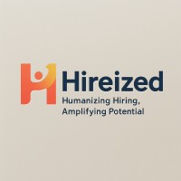 Hireized logo - Similar company to Distil Design