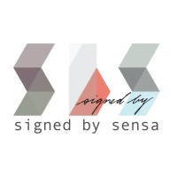 Signed by Sensa logo - Similar company to Myreze