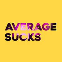AVERAGE SUCKS | CREATIVE AGENCY logo - Similar company to Hertz6 - Kreativagentur & Filmproduktion