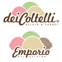 Gelateria dei Coltelli / Emporio del Gelato logo - Similar company to Strawberry Fields Gelato
