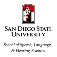 SDSU Speech Language & Hearing Sciences logo - Similar company to Sdsu College Of Health & Human Services