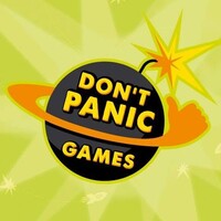 DON'T PANIC GAMES logo - Similar company to Atomic Cat - Bar Immersif