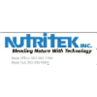 Nutritek Inc logo - email format related to Nutritek