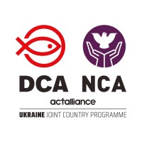 DanChurchAid (DCA) / Norwegian Church Aid (NCA) Ukraine logo - Similar company to Folkekirkens Nødhjælp (Danchurchaid)