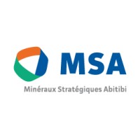Minéraux Stratégiques Abitibi (MSA) logo - Similar company to Evo Ressources