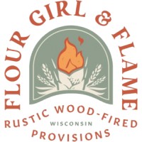 Flour Girl & Flame logo - Similar company to Brazen Standard Hospitality