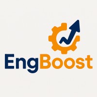 EngBoost logo - Similar company to Design Guide Coworking Space