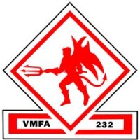 VMFA-232 Red Devils logo - Similar company to Vmfa-323 Death Rattlers